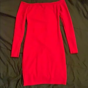 Red Body-con Dress